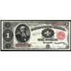 Image 1 : Fr 352. 1891 $1 Treasury Note. About New 53PPQ