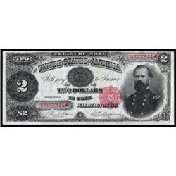 Fr 357. 1891 $2 Treasury Note. CH UNC64EPQ