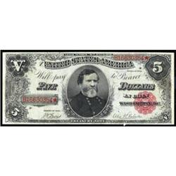 Fr 365. 1891 $5 Treasury Note. PCGS EF45.
