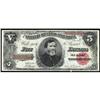 Image 1 : Fr 365. 1891 $5 Treasury Note. PCGS EF45.