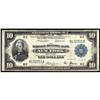 Image 1 : Fr 810. 1918 $10 FRBN. Good-VG.