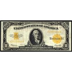 Fr 1173. 1922 $10 Gold Cert. PCGS VF20PPQ