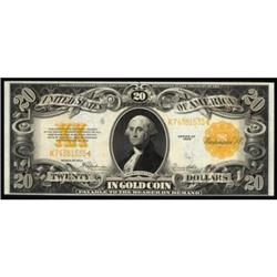 Fr 1187. 1922 $20 Gold Cert. CGA CH UNC64
