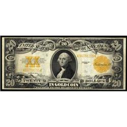 Fr 1187. 1922 $20 Gold Cert. PCGS VF25PPQ