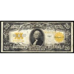 Fr 1187. 1922 $20 Gold Cert. CGA VF20.