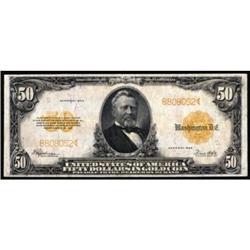 Fr 1200. 1922 $50 Gold Cert. CGA VF 35.