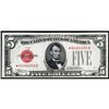 Image 1 : Fr 1527* 1928B $5 Legal Tender Star Note. EF-AU.