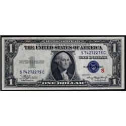 Fr 1610 1935A $1 Silver Cert "S" Experiment Note