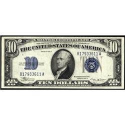 Fr 1703. 1934B $10 Silver Cert. VF+
