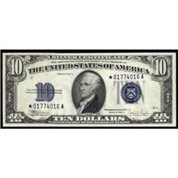 Fr 1704*. 1934C $10 Silver Cert. Star Note.