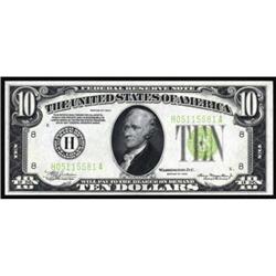 Fr 2004-H. 1934 $10 FRN. LGS. Gem Crisp UNC.