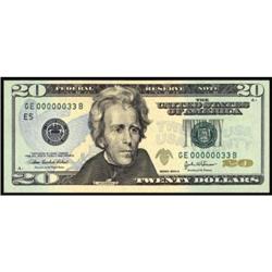 Fr 2091-E. 2004A $20 FRN. PCGS Very CH New 64PPQ