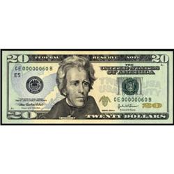 Fr 2091-E. 2004A $20 FRN. PCGS Gem New 66PPQ