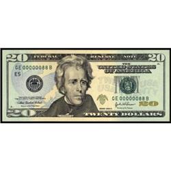 Fr 2091-E. 2004A $20 FRN. Superb Gem New 68PPQ