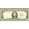 Fr 2173-B. 1990 $100 FRN ERROR-Overprint on Back