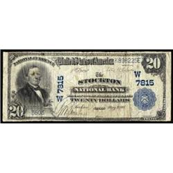 Stockton, KS. $20 1902. Fr 650. Ch#(W)7815. VG
