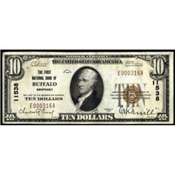 Buffalo, KY. $10 1929 Ty. 1. The FNB. Ch #11538