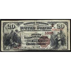 Utica, NY. $20 1882. Fr 496. Charter #(E)1395 F12