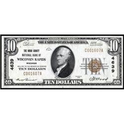 Wisconsin Rapids, WI. $10 1929 Ty. 1. Ch#4639