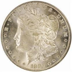 1880/79-CC Morgan Silver $1. Reverse of 1878.