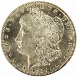 1880-CC Morgan $1. VAM-5,  8/High 7. MS62 (NGC)