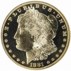 1881 Morgan Silver $1. PR67 CAM (NGC)