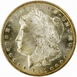 1881-CC Morgan Silver $1. MS64 (NGC)