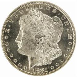 1881-CC Morgan Silver $1. MS63 (NGC)