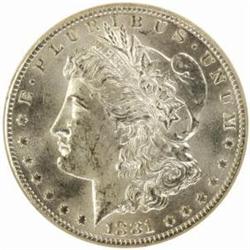 1881-CC Morgan Silver $1. MS62 (NGC)