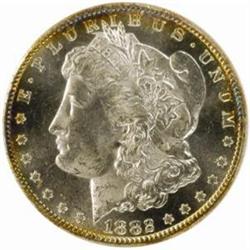 1882-CC Morgan Silver $1. MS65 DMPL (ANACS)