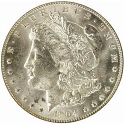 1904-O Morgan Silver $1. MS63 (PCGS)