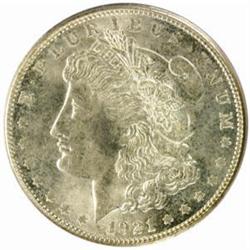 1921-S Morgan Silver $1. MS65 (PCGS)
