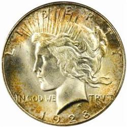 1928-S Peace Silver $1. MS63 (PCGS)