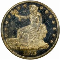 1875 Trade $1. Type I/I. PR63 CAM (ICG)
