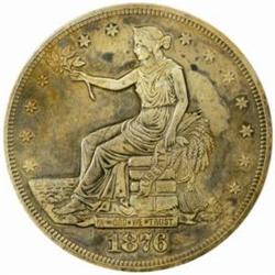 1876 Trade $1. Type I/II. PR60 (ANACS)