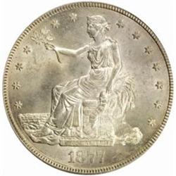1877-S Trade $1. MS64 (PCGS)