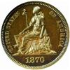 Image 1 : 1870 Pattern Dime. Judd-833. PR64BN (NGC)