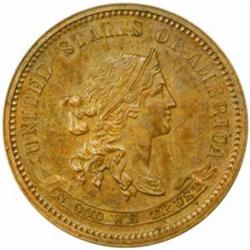 1870 Pattern Dime. Judd-846. PR64 BN (PCGS)