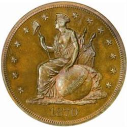 1870 Pattern $1. Judd-1016. PR66RB (NGC)
