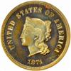 Image 1 : 1871 Pattern 5C Piece. Judd-1051. PR65 BN (PCGS)