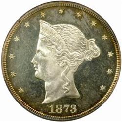 1873 Pattern Trade $1. Judd-1276. PR64 (PCGS)