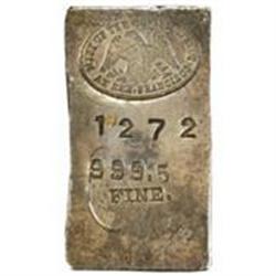 Silver Ingot No. 1272. 11.99 Oz. 999.5 Fine.
