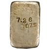 Image 2 : Silver Ingot No. 2278/7. 7.26 Oz. 999.5 Fine.