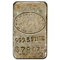 Silver Ingot. San Francisco Mint.