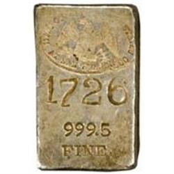 Silver Ingot No. 1726. 6.69 Oz. 999.5 Fine.