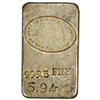 Silver Ingot. San Francisco Mint.