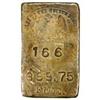 Silver Ingot No. 166. 5.79 Oz. 999.75 Fine.