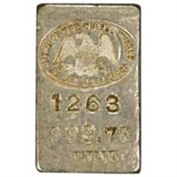 Silver Ingot No. 1263. 5.56 Oz. 999.75 Fine.