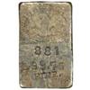 Silver Ingot No. 881. 5.54 Oz. 999.75 Fine.
