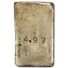Image 2 : Silver Ingot No. 1018. 4.97 Oz. 999.75 Fine.